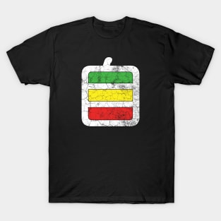 Kanji/Hanzi, "Self", Red Yellow Green T-Shirt